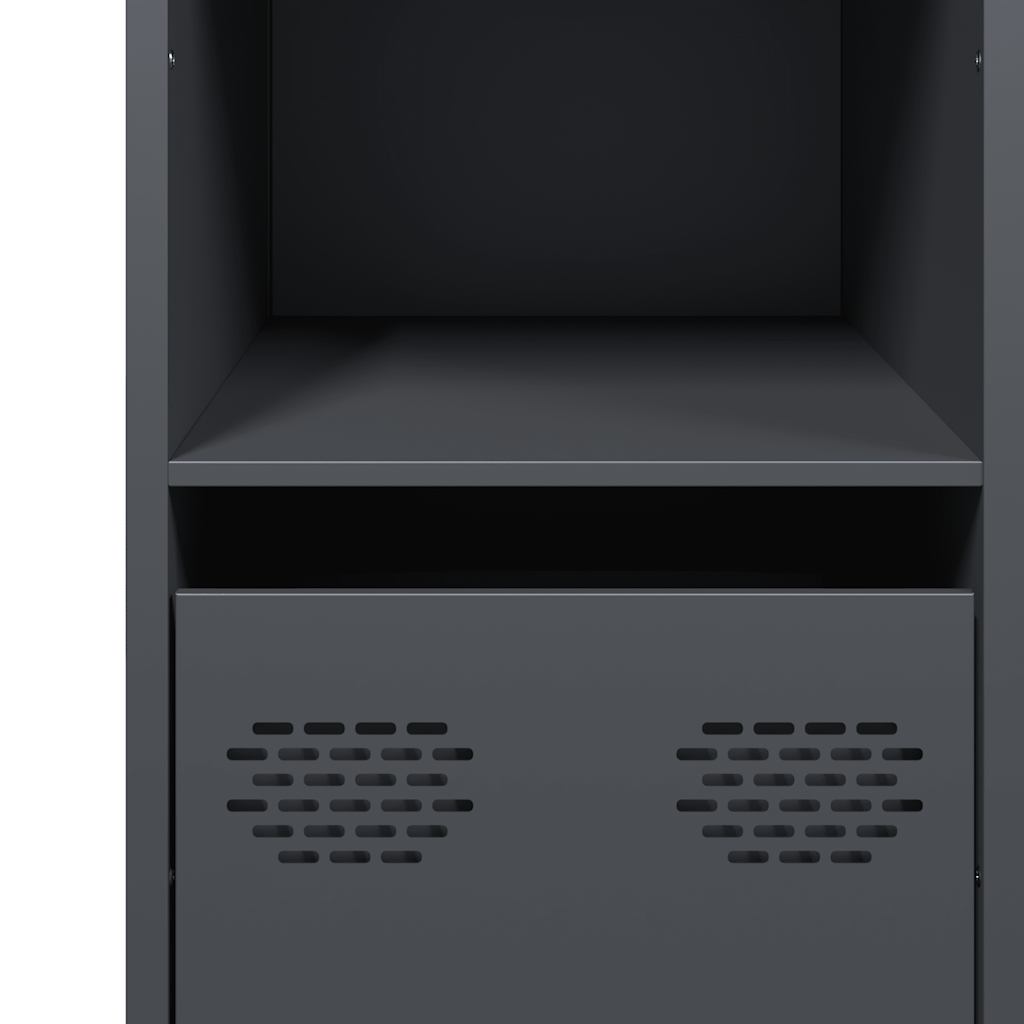 skænk 101,5x39x73,5 cm koldvalset stål antracitgrå