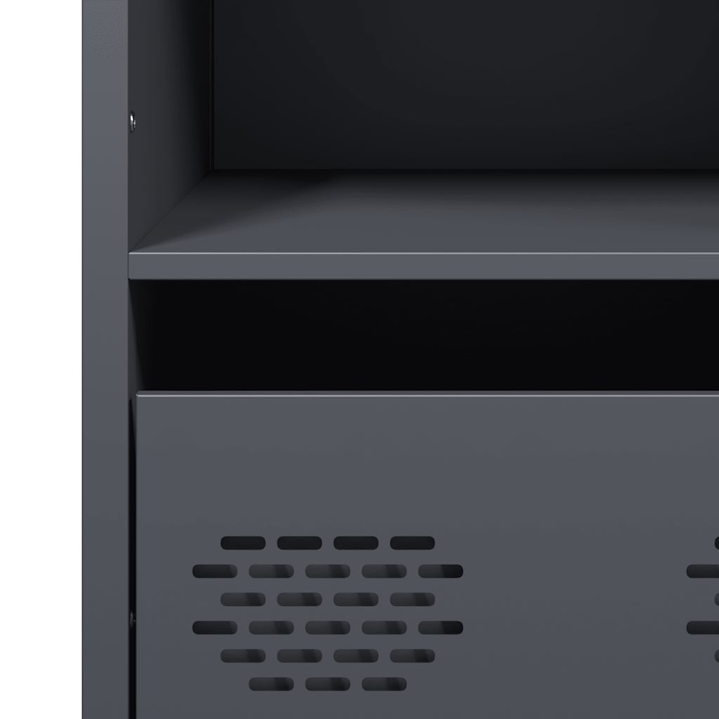 skab 35x39x103,5 cm stål antracitgrå