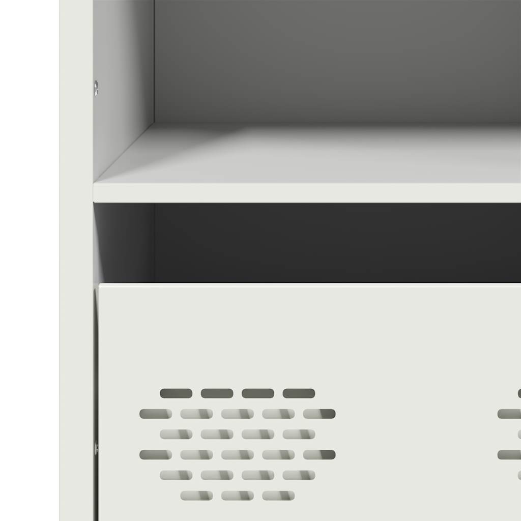 skab 35x39x103,5 cm stål hvid