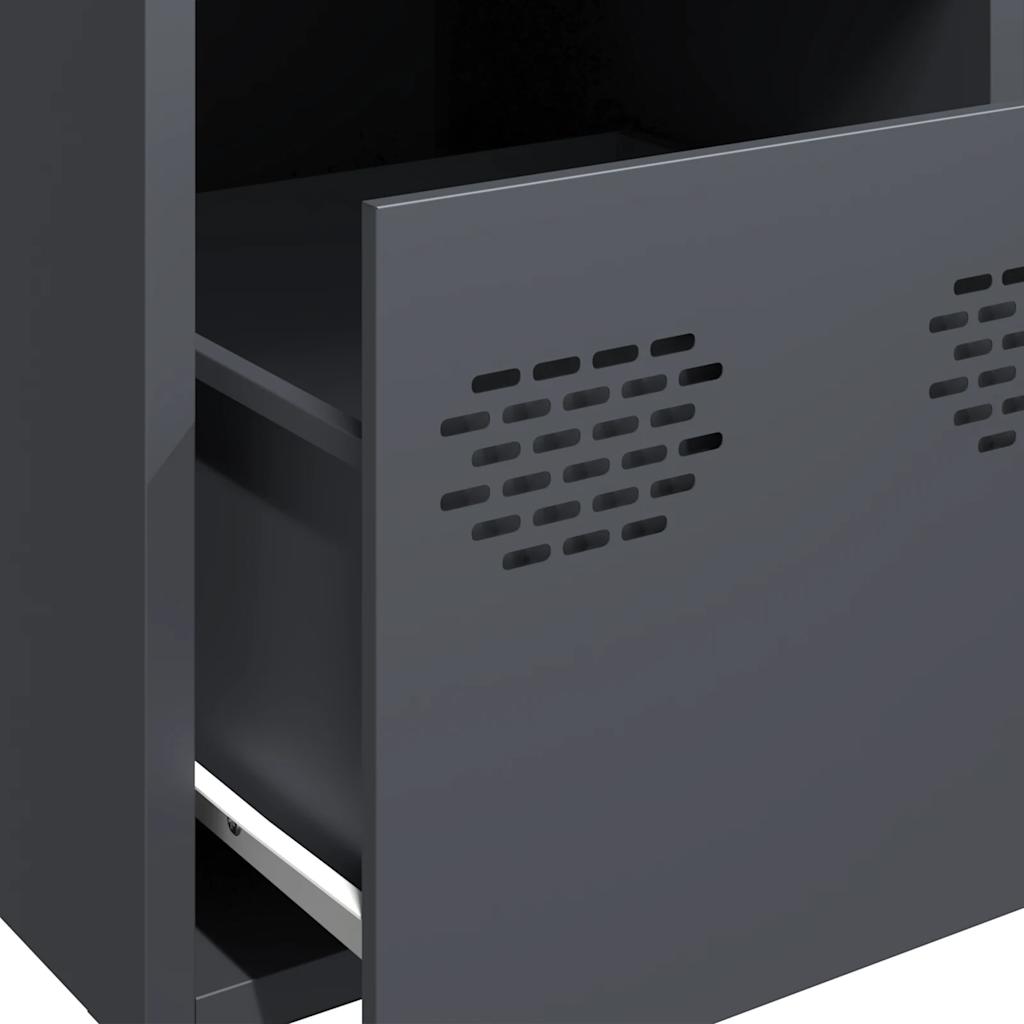 skab 35x39x103,5 cm stål antracitgrå