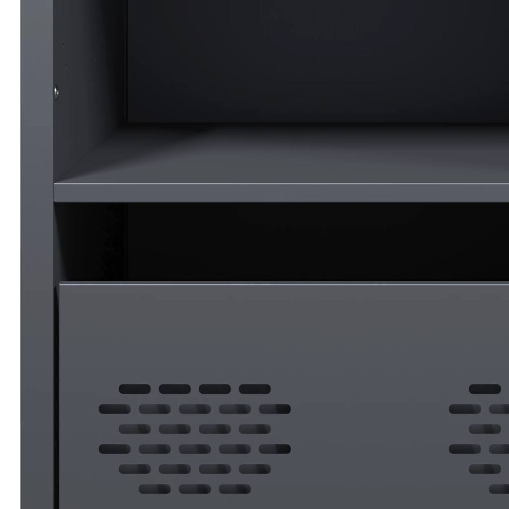 skab 68x39x103,5 cm stål antracitgrå