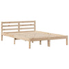 sengeramme uden madras 120x190 cm massivt fyrretræ