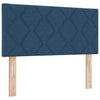 Boxmadras med topmadras med madras Blå 120 x 190 cm Stof