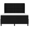 Box spring seng med madras Sort 140 x 200 cm Stof