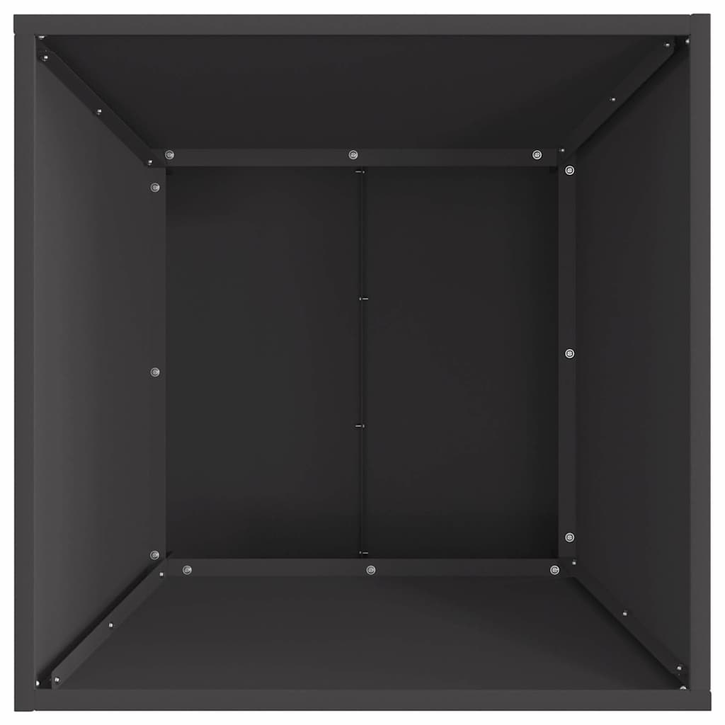 Bålsted Sort 60 x 60 x 35 cm Stål