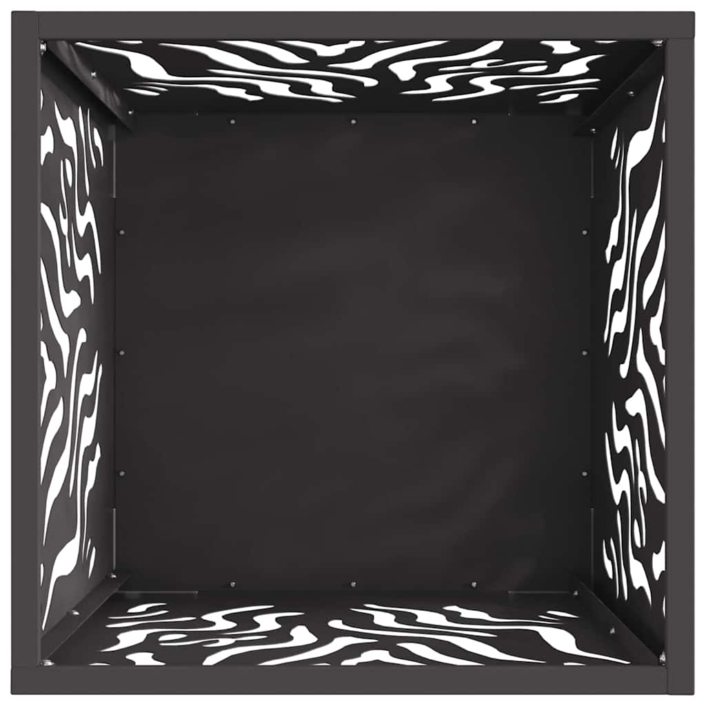 Bålsted Sort 40 x 40 x 40 cm Koldvalset stål