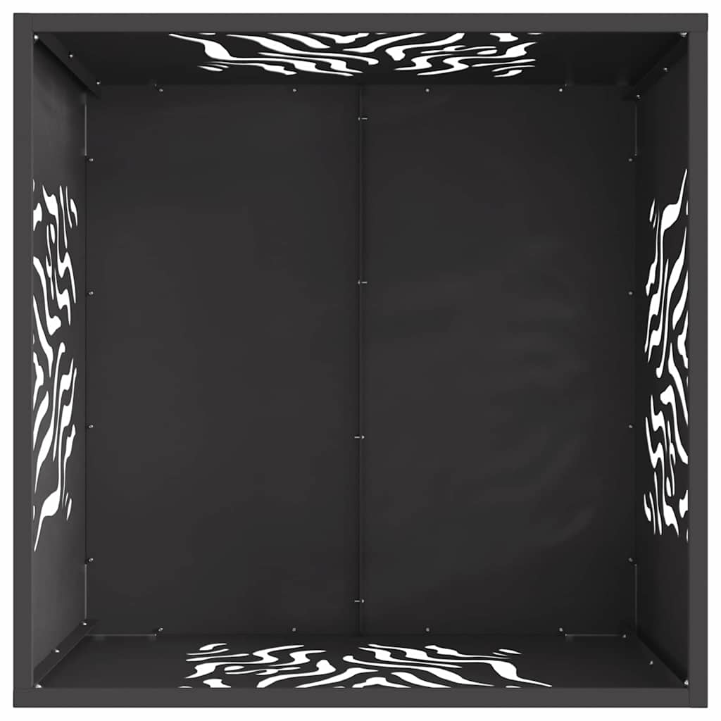 Bålsted Sort 60 x 60 x 40 cm Koldvalset stål