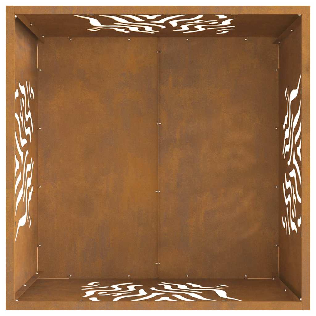Bålsted Brun 60 x 60 x 40 cm Forvitret stål