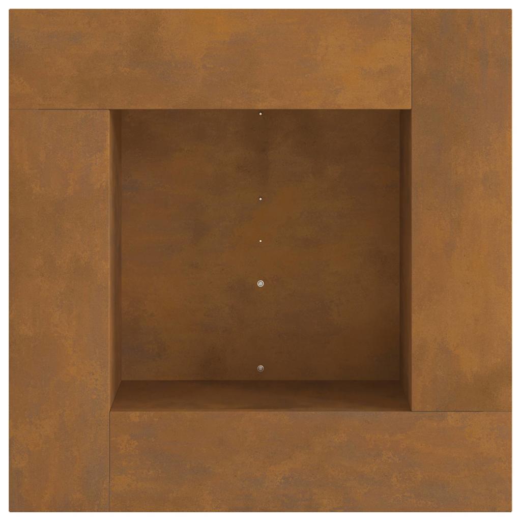 Bålsted Brun 60 x 60 x 30 cm Forvitret stål
