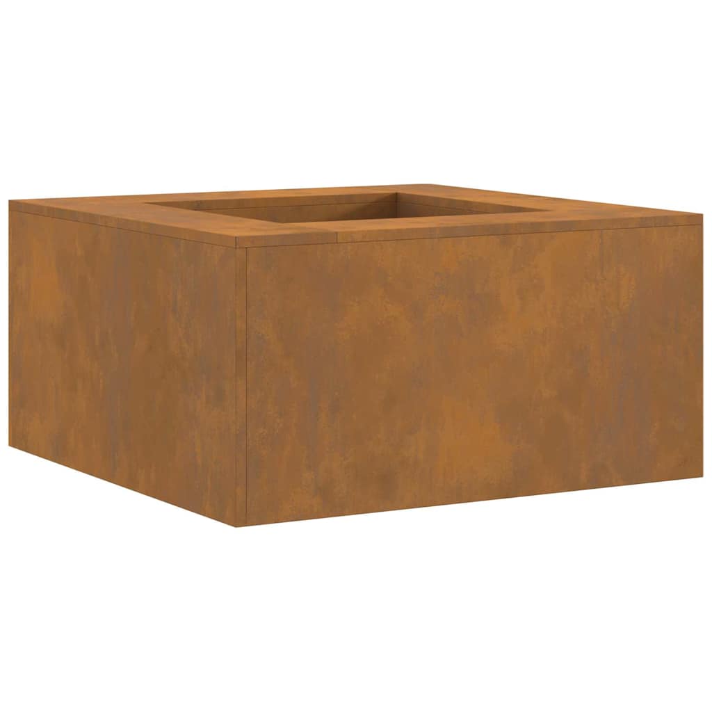 Bålsted Brun 80 x 80 x 40 cm Forvitret stål