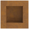 Bålsted Brun 80 x 80 x 40 cm Forvitret stål