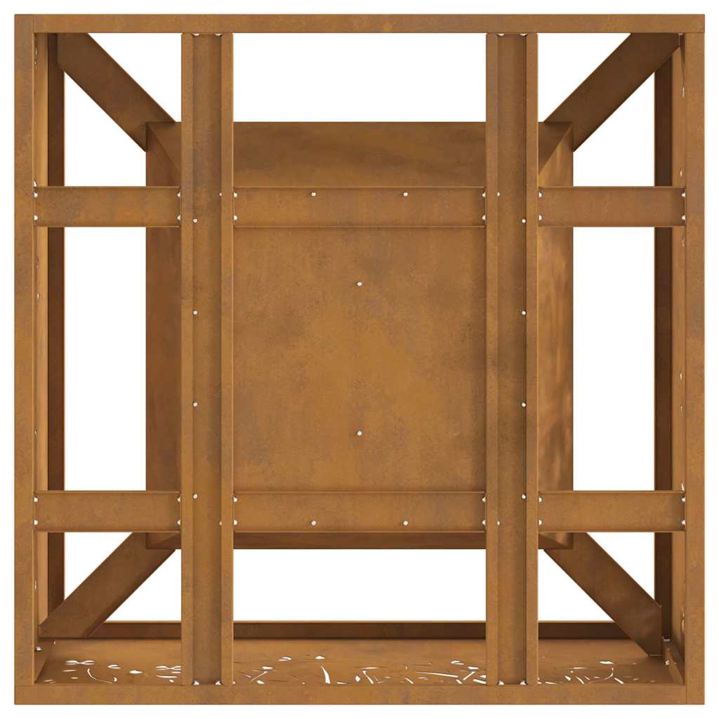 Bålsted Brun 60 x 60 x 30 cm Forvitret stål