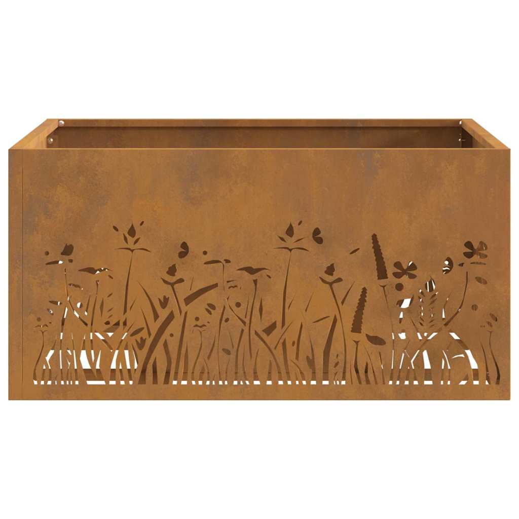 Bålsted Brun 60 x 60 x 30 cm Forvitret stål