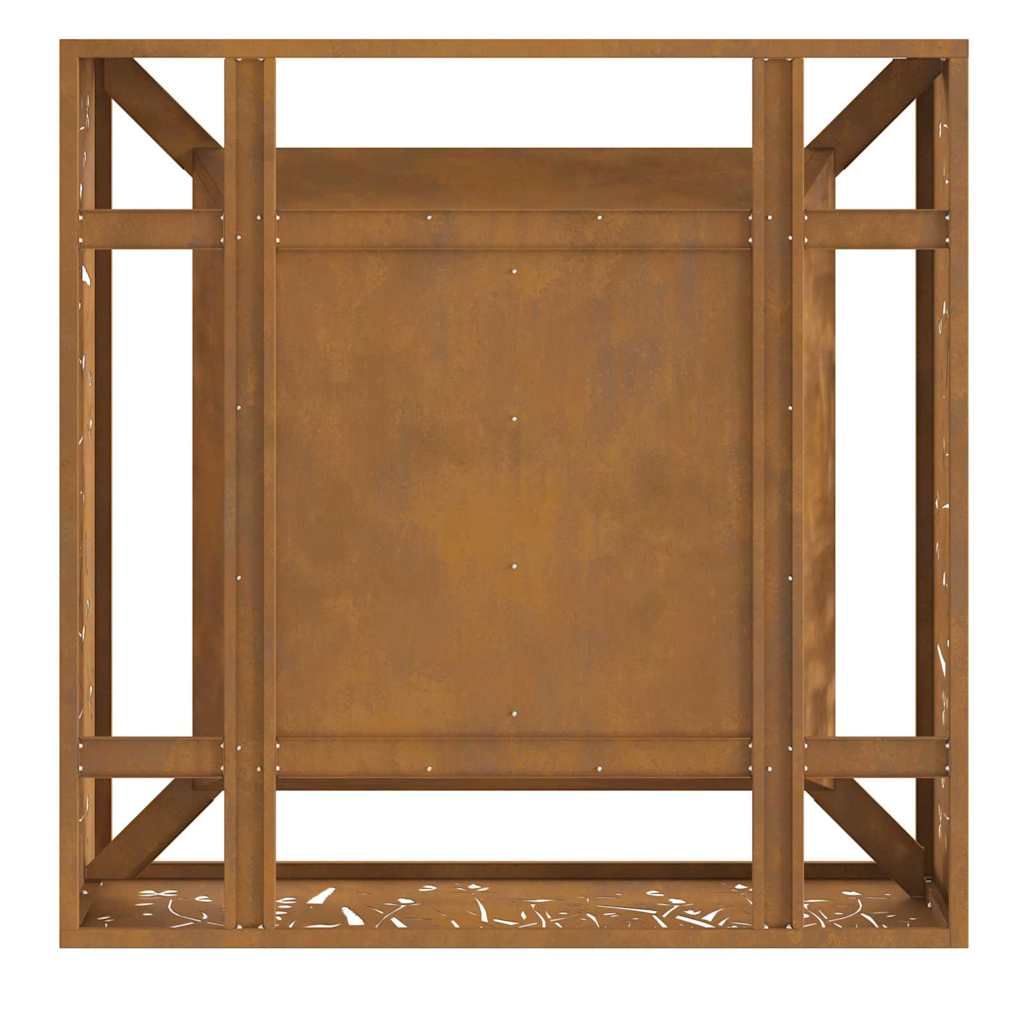 Bålsted Brun 80 x 80 x 30 cm Forvitret stål