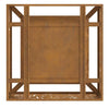 Bålsted Brun 80 x 80 x 30 cm Forvitret stål