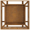 Bålsted Brun 80 x 80 x 30 cm Forvitret stål