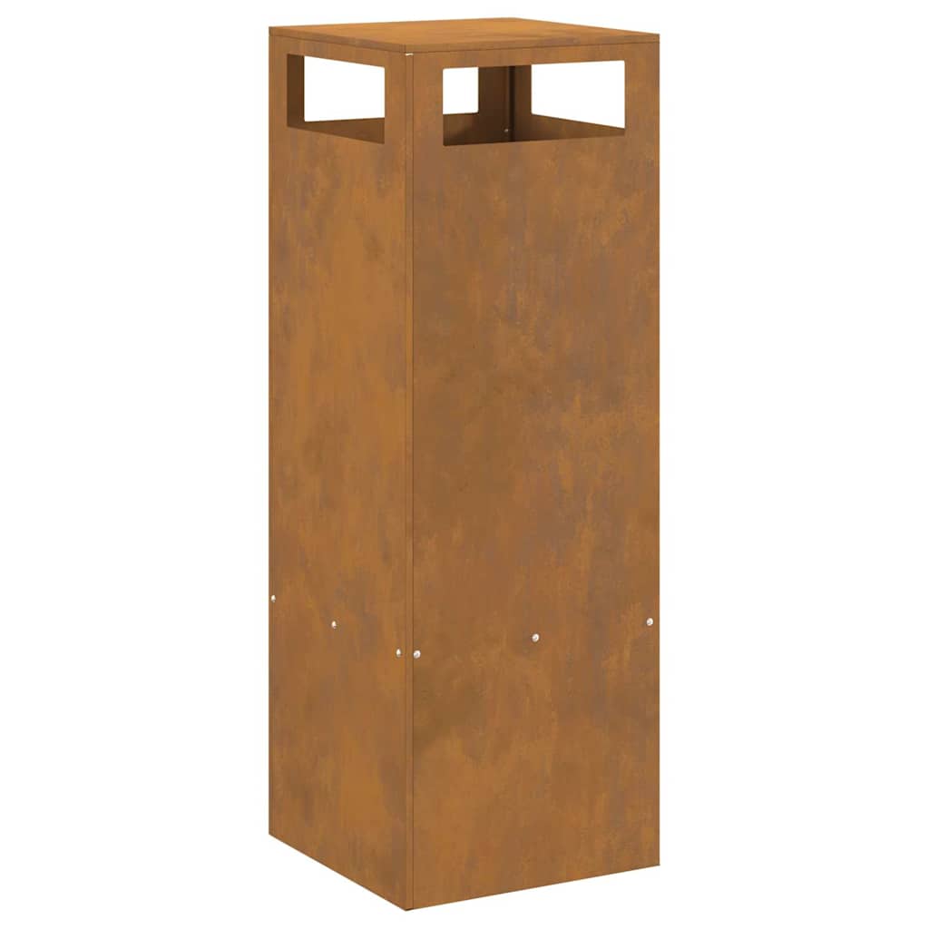 Bålsted Brun 35 x 35 x 100 cm Forvitret stål