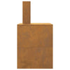 Bålsted Brun 80 x 50 x 96 cm Forvitret stål