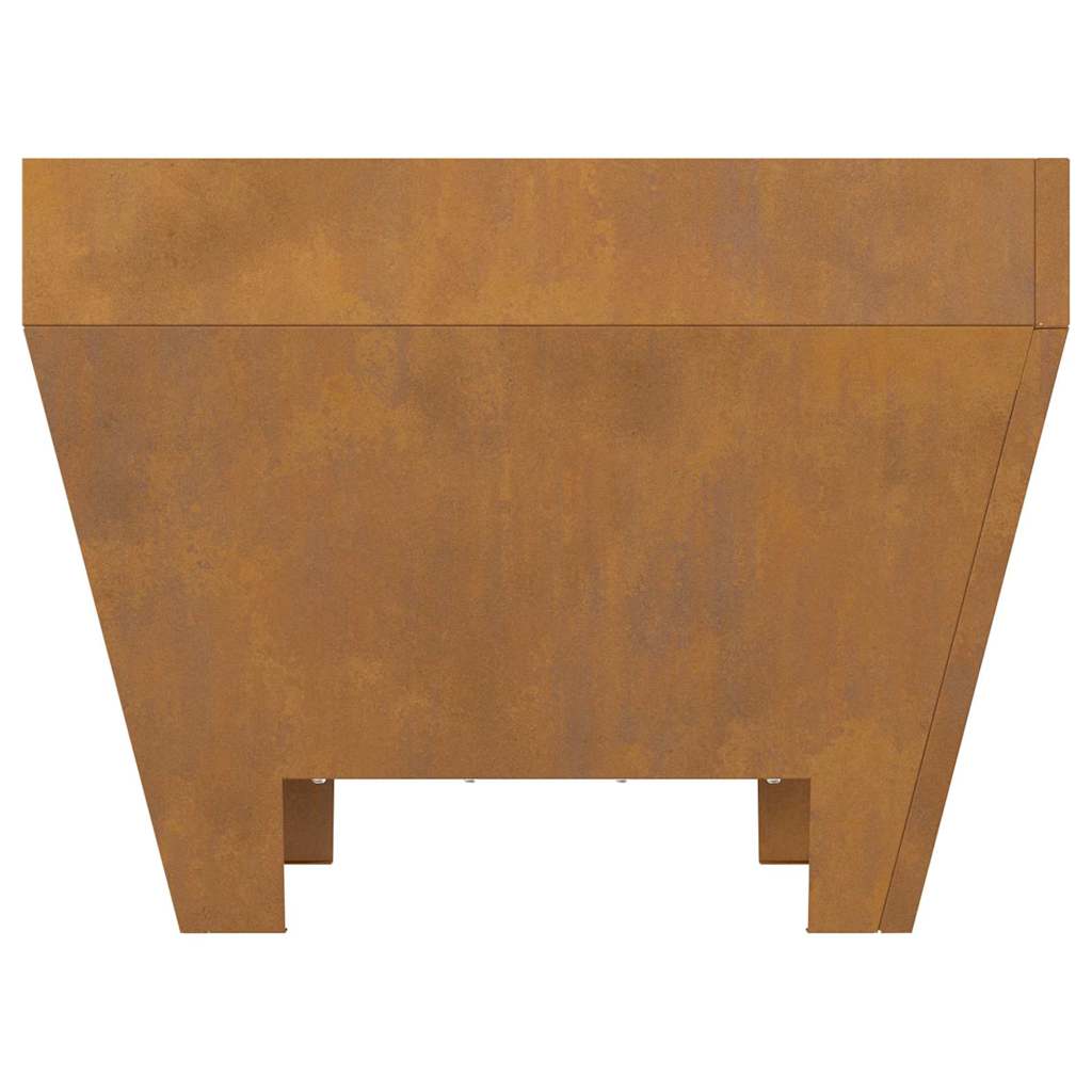 Bålsted Brun 50 x 50 x 38 cm Forvitret stål
