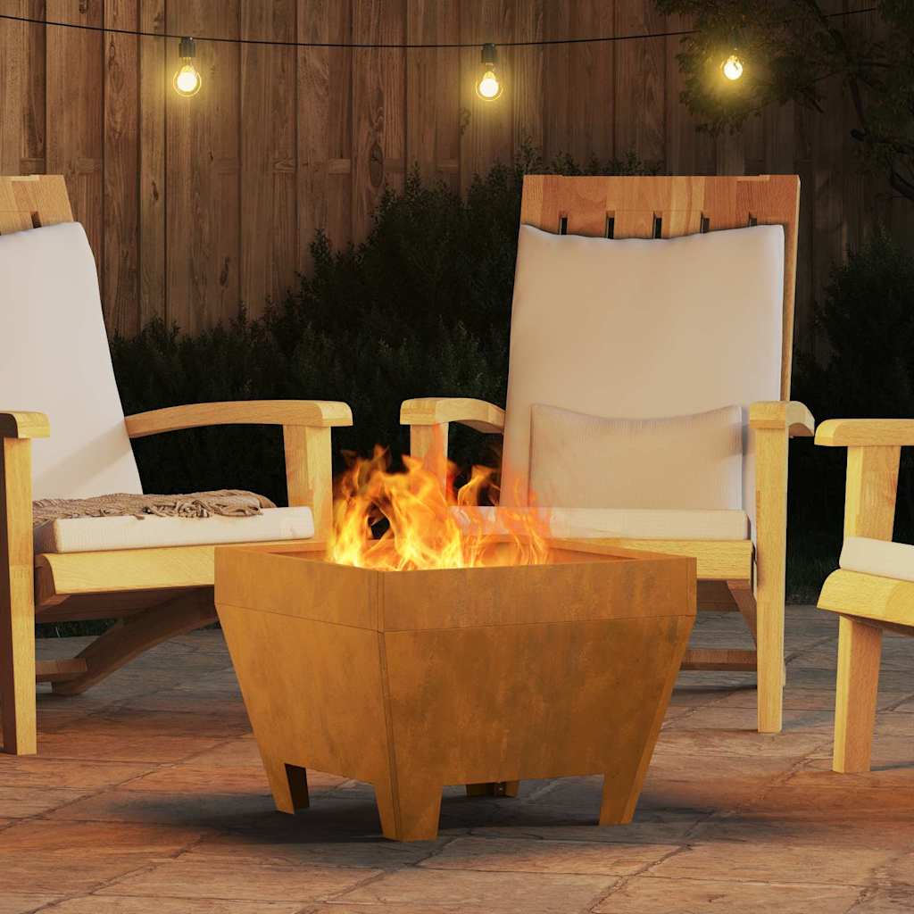 Bålsted Brun 50 x 50 x 38 cm Stål