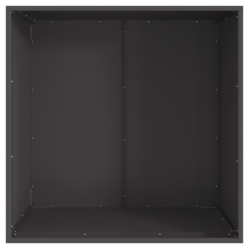 Bålsted Sort 80 x 80 x 43 cm Koldvalset stål