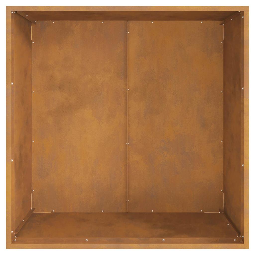 Bålsted Brun 80 x 80 x 43 cm Forvitret stål