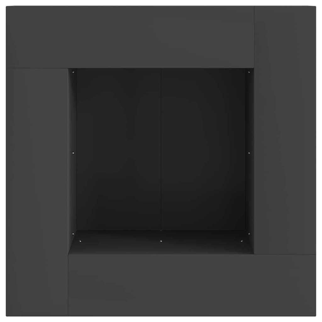 Bålsted Sort 60 x 60 x 30 cm Koldvalset stål