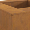 Bålsted Brun 80 x 80 x 40 cm Forvitret stål