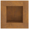 Bålsted Brun 80 x 80 x 40 cm Forvitret stål