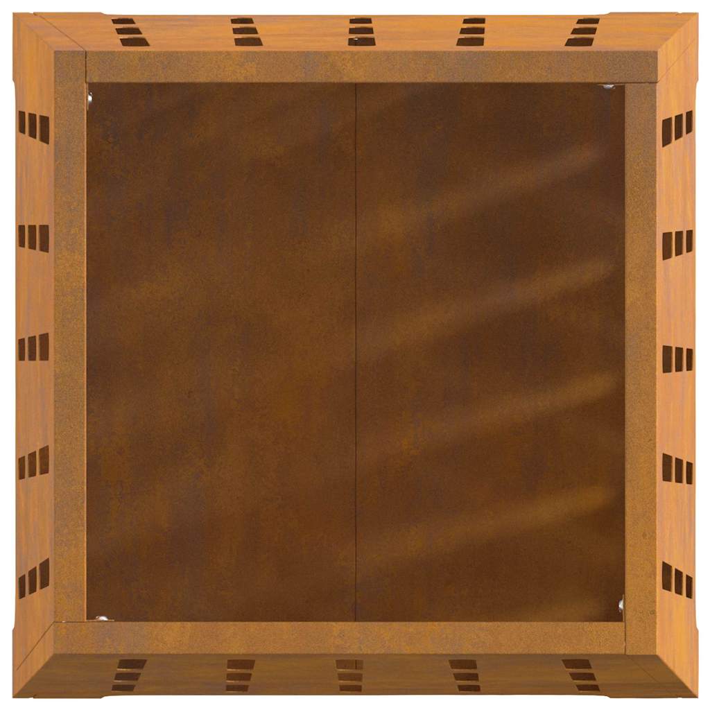 Bålsted Brun 50 x 50 x 70 cm Forvitret stål