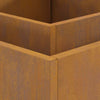 Bålsted Brun 80 x 80 x 40 cm Forvitret stål