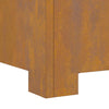 Bålsted Brun 80 x 80 x 40 cm Forvitret stål