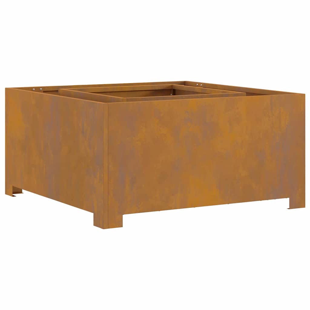 Bålsted Brun 80 x 80 x 40 cm Forvitret stål