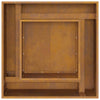 Bålsted Brun 80 x 80 x 40 cm Forvitret stål