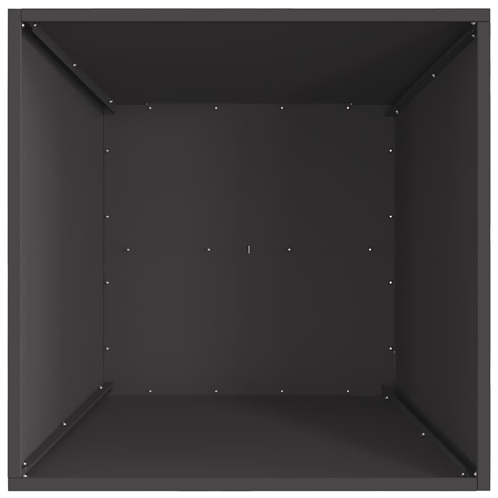 Bålsted Sort 60 x 60 x 30 cm Koldvalset stål