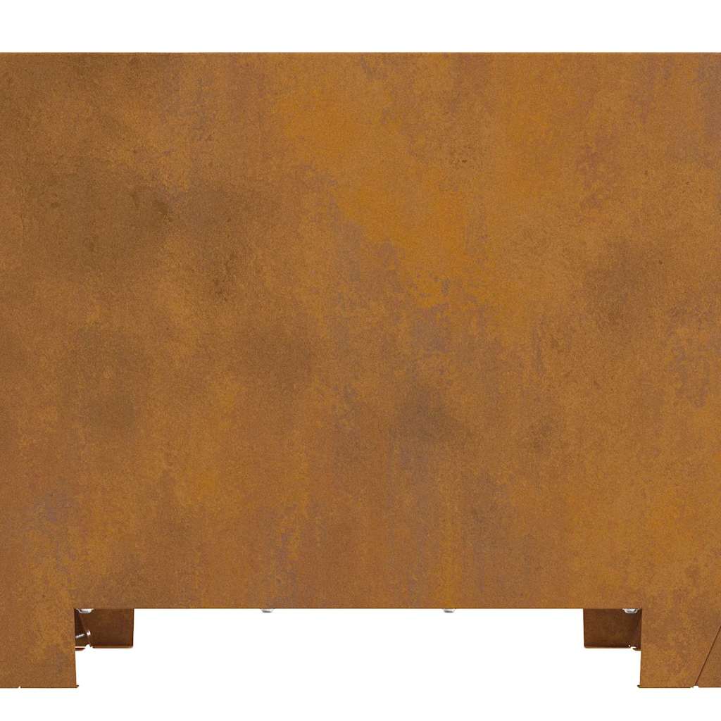 Bålsted Brun 60 x 60 x 30 cm Forvitret stål