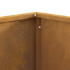 Bålsted Brun 80 x 80 x 40 cm Forvitret stål