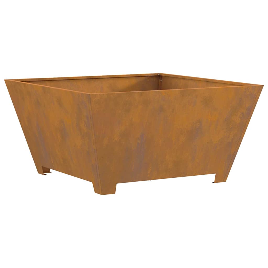 Bålsted Brun 80 x 80 x 40 cm Forvitret stål