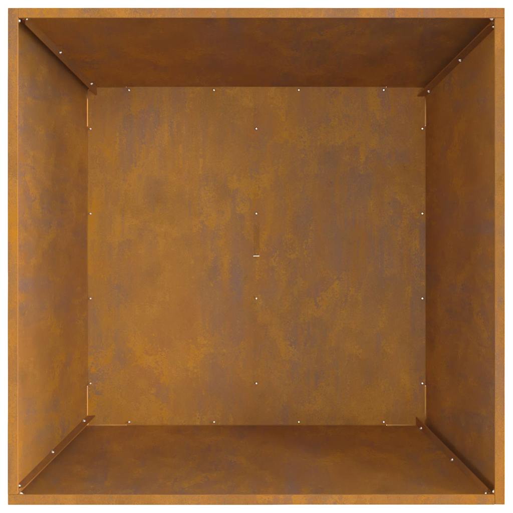 Bålsted Brun 80 x 80 x 40 cm Forvitret stål