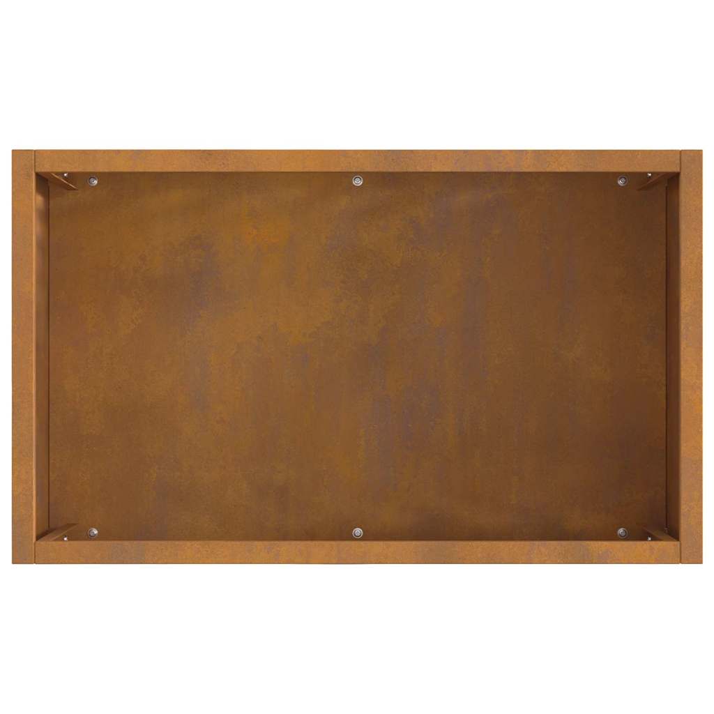 Bålsted Brun 50 x 30 x 40 cm Forvitret stål