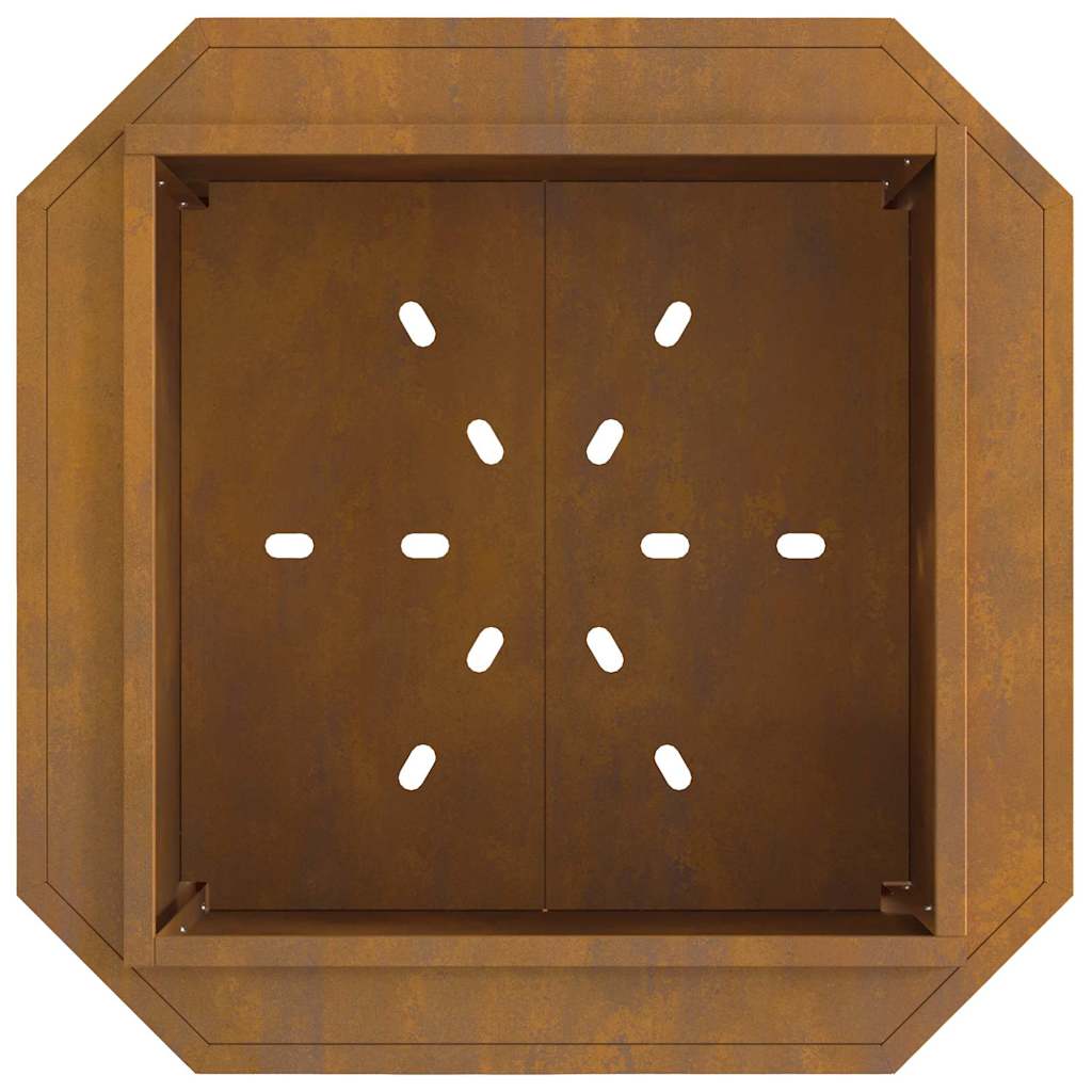 Bålsted Brun 58 x 58 x 51 cm Forvitret stål