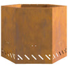 Bålsted Brun 58 x 58 x 51 cm Forvitret stål