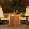 Fire Pit Brown 38 x 38 x 51 cm Weathering steel