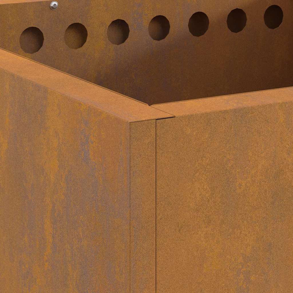 Bålsted Brun 48 x 48 x 50 cm Forvitret stål
