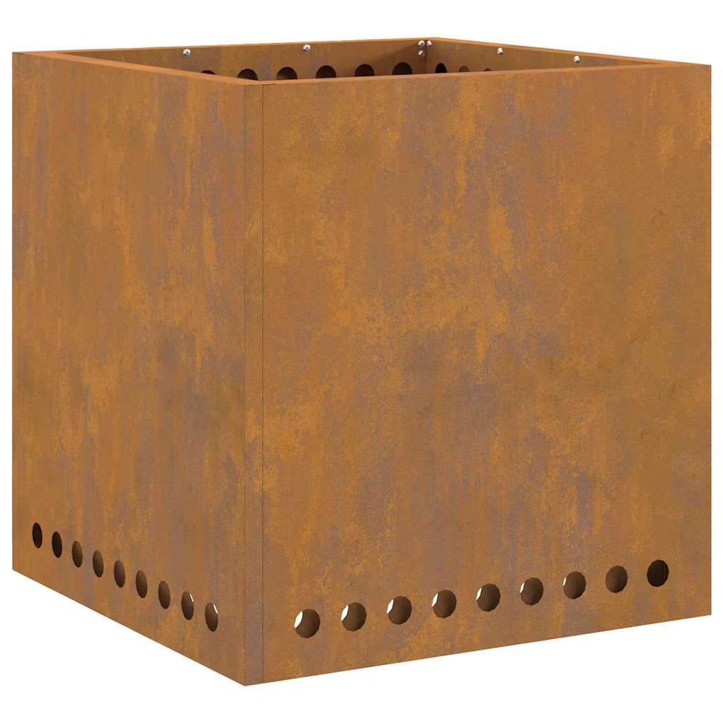 Bålsted Brun 48 x 48 x 50 cm Forvitret stål