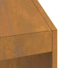 Bålsted Brun 50 x 50 x 100 cm Forvitret stål