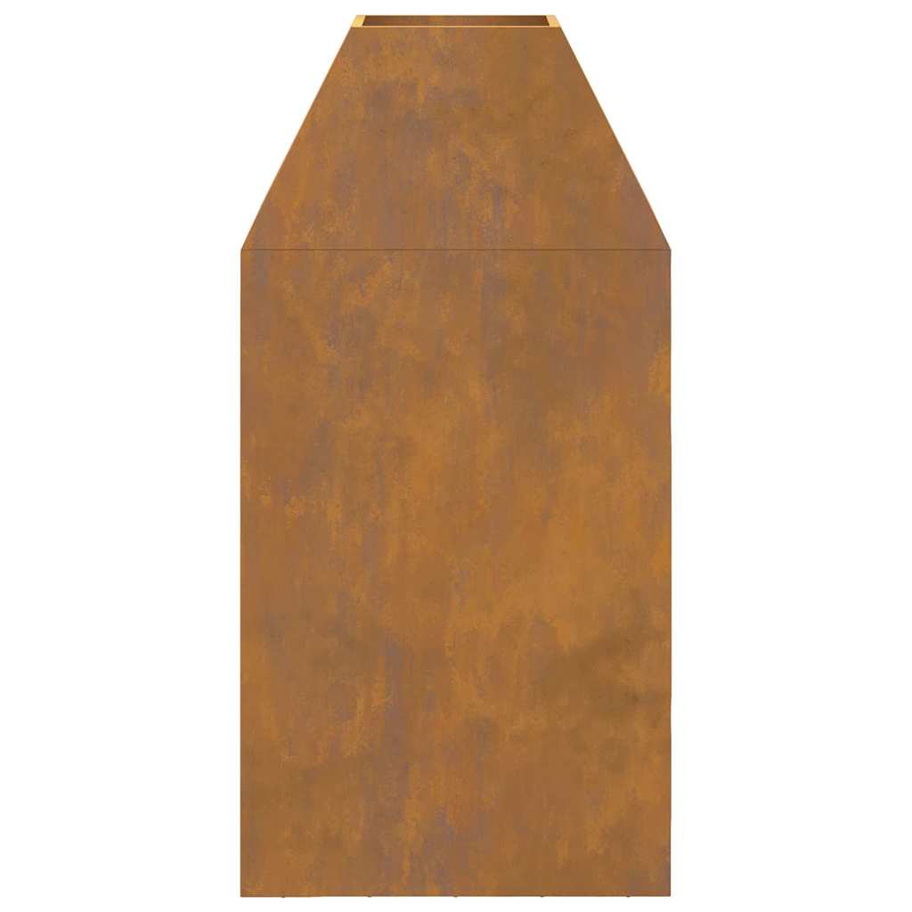 Bålsted Brun 50 x 50 x 100 cm Forvitret stål