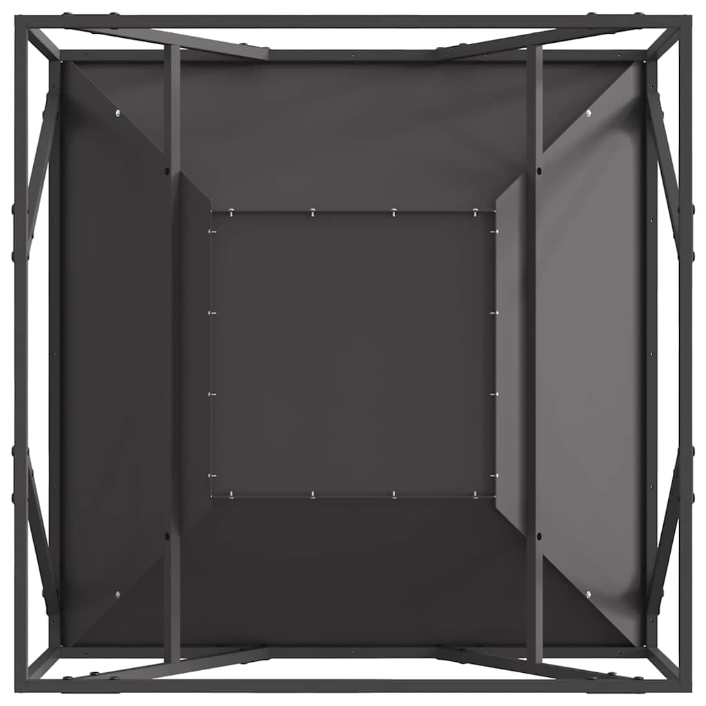 Bålsted Sort 80 x 80 x 40 cm Koldvalset stål