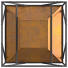 Bålsted Brun 80 x 80 x 40 cm Forvitret stål