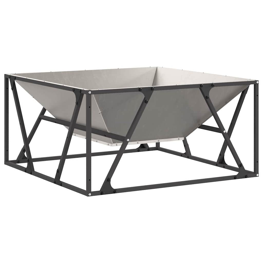 Bålsted Brun 80 x 80 x 40 cm Forvitret stål